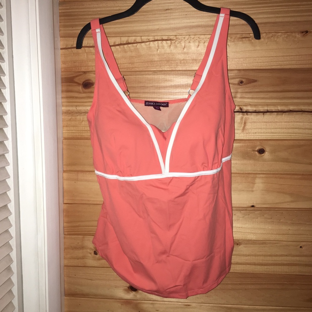 Sz 16 NWT Jessica London Tankini Top $Firm